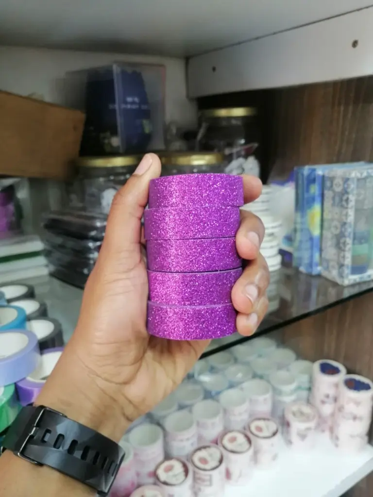 Purple Glitter Washi Tape.webp