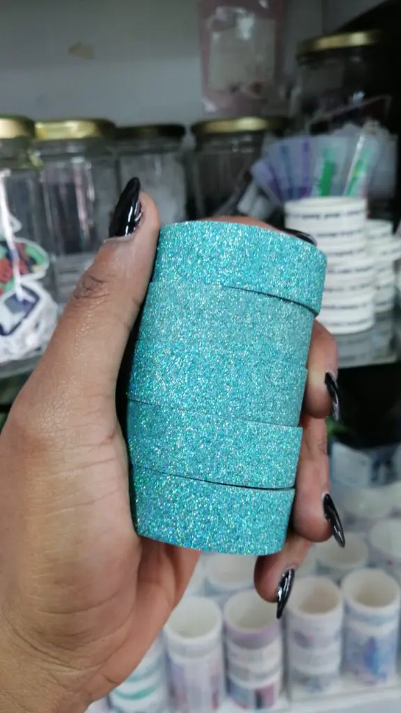 Torquice Glitter Washi Tape.webp