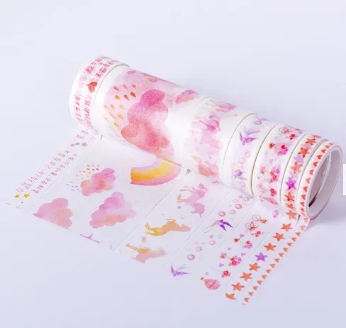 Pink Sky Daydream Washi Tape Set (7 Rolls)