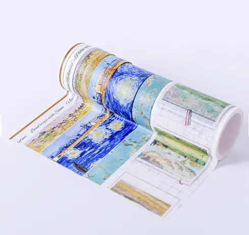 Masterpiece Gallery Washi Tape Set (7 Rolls)