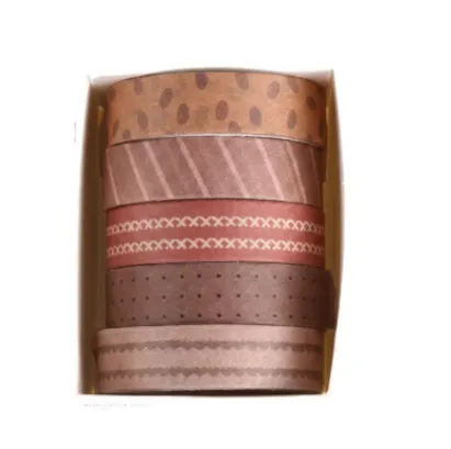 Rose & Rust Washi Tape Set (5 Rolls)