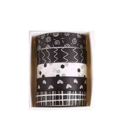 Midnight Doodle Washi Tape Set (5 Rolls)