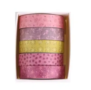 Bloom & Burst Washi Tape Set (5 Rolls)