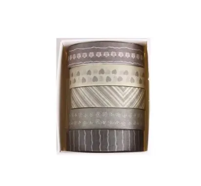 Silver Lining Washi Tape Set (5 Rolls)