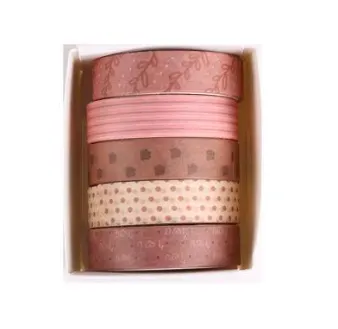 Rose Gold Hour Washi Tape Set (5 Rolls)