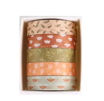 Garden Hours Washi Tape Set (5 Rolls)