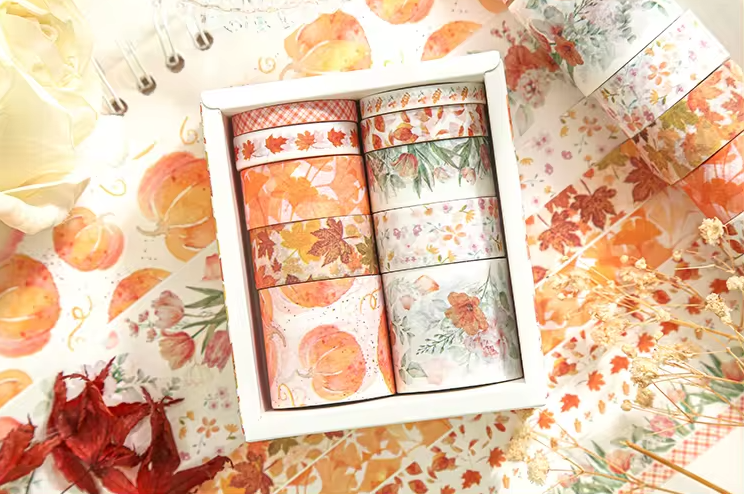 Golden Hour Washi Tape Set (10 Rolls)