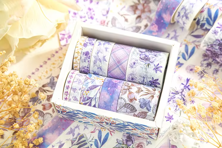 Lavender Dreams Washi Tape Set (10 Rolls)