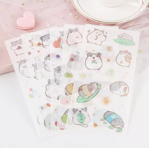 Hamster Diary Scrapbooking Sticker Pack