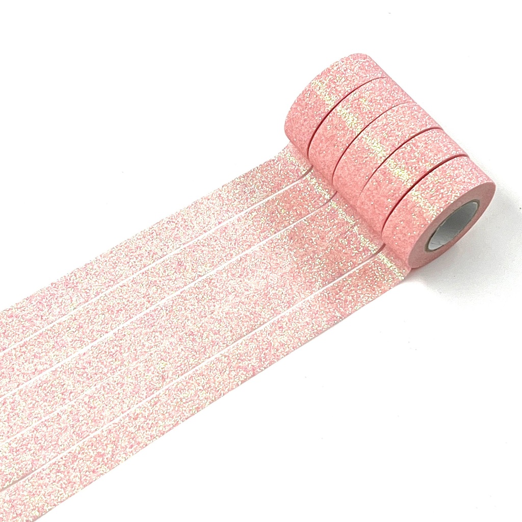 Glitter Washi Tape – Candy Floss Pink
