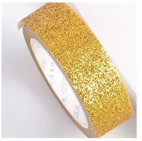 Glitter Washi Tape – Gold