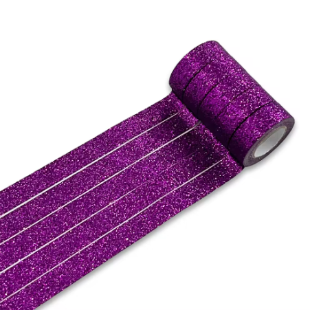Glitter Washi Tape – Grape Purple