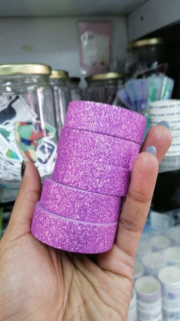 Glitter Washi Tape – Orchid Pink