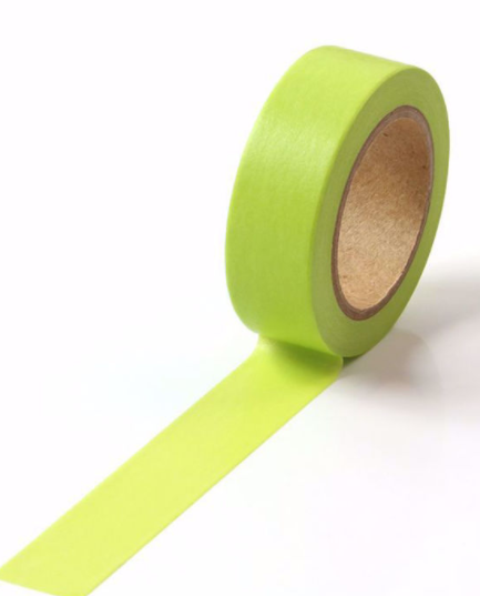 Solid Colour Washi Tape – Lime