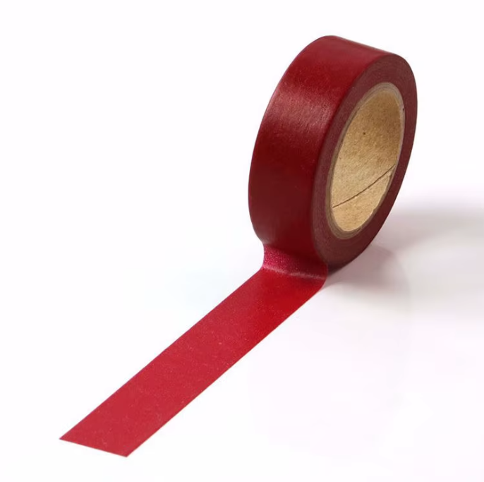 Solid Colour Washi Tape – Raspberry