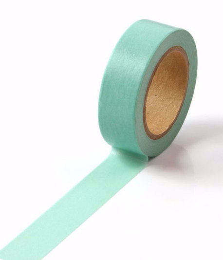 Solid Colour Washi Tape – Mint
