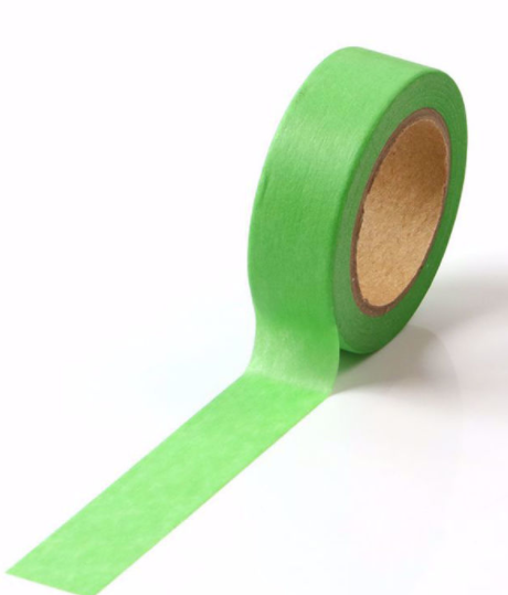 Solid Colour Washi Tape – Leaf Green