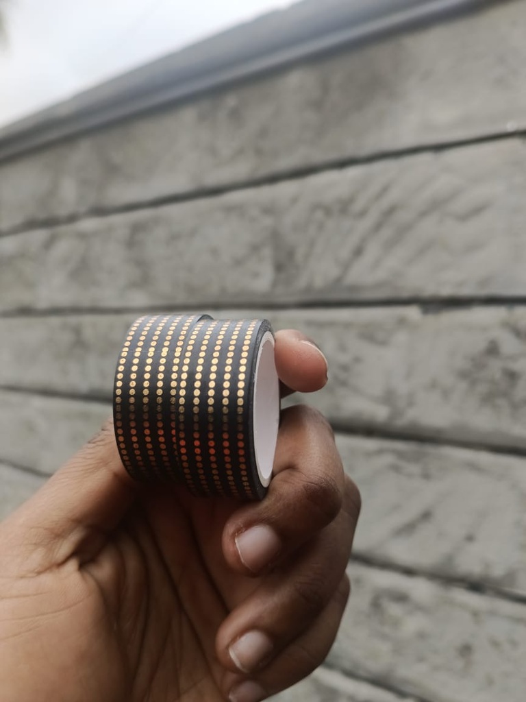 Gold Dots Gold Foil Washi Tape