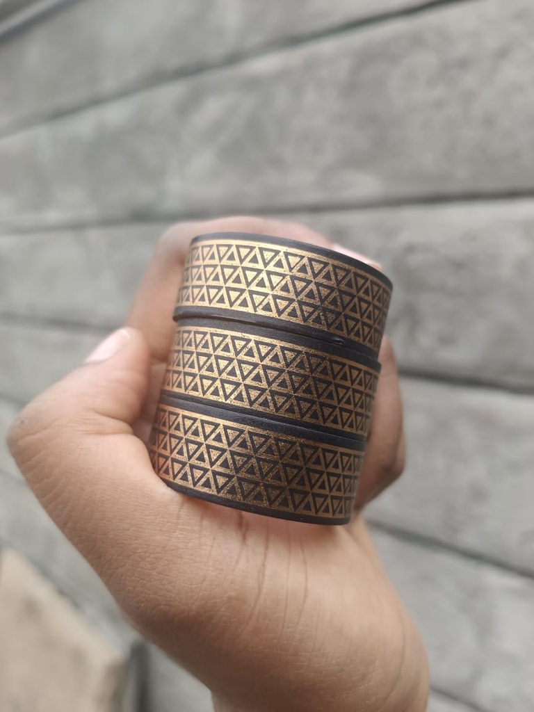 Gold Triangle Lattice Gold Foil Washi Tape