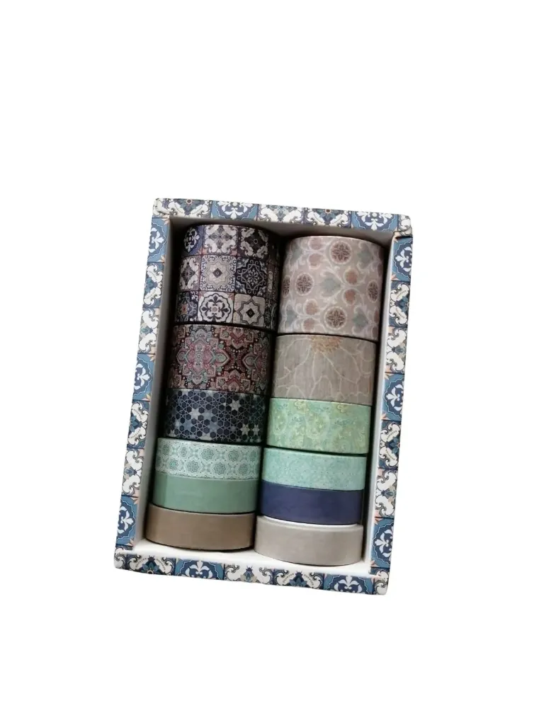 Vintage Patterns - 12 washi tape Set