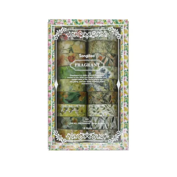 Washi Wonderland - Fragrant Vintage Garden Washi Tape Set