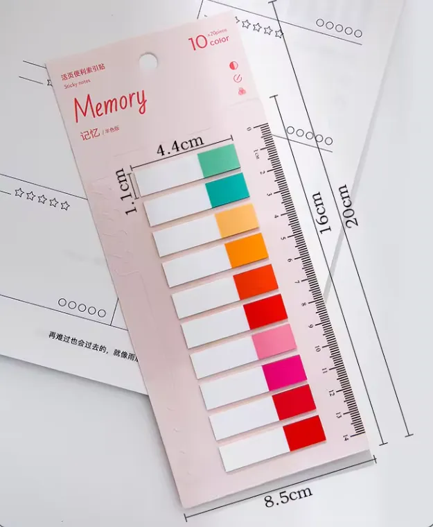 Memory Book Tabs – Writing Space Version