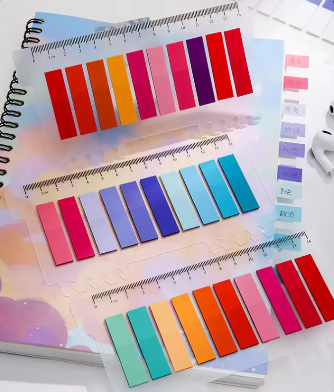 Romantic Book Tabs – Full Color Version